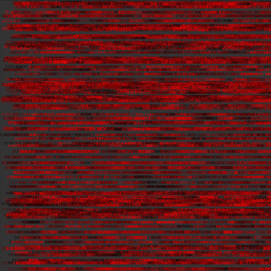 Painting by Random Hexadecimal Numbers #13 static token preview