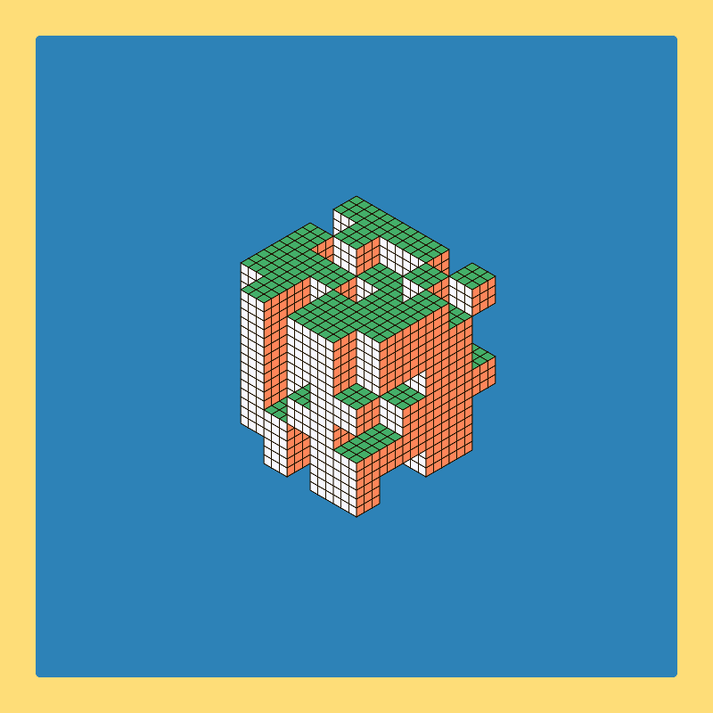 Rubik’s Fortress II #38 static token preview