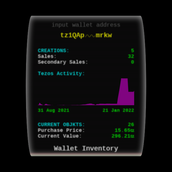 Wallet Inspector #1 static token preview