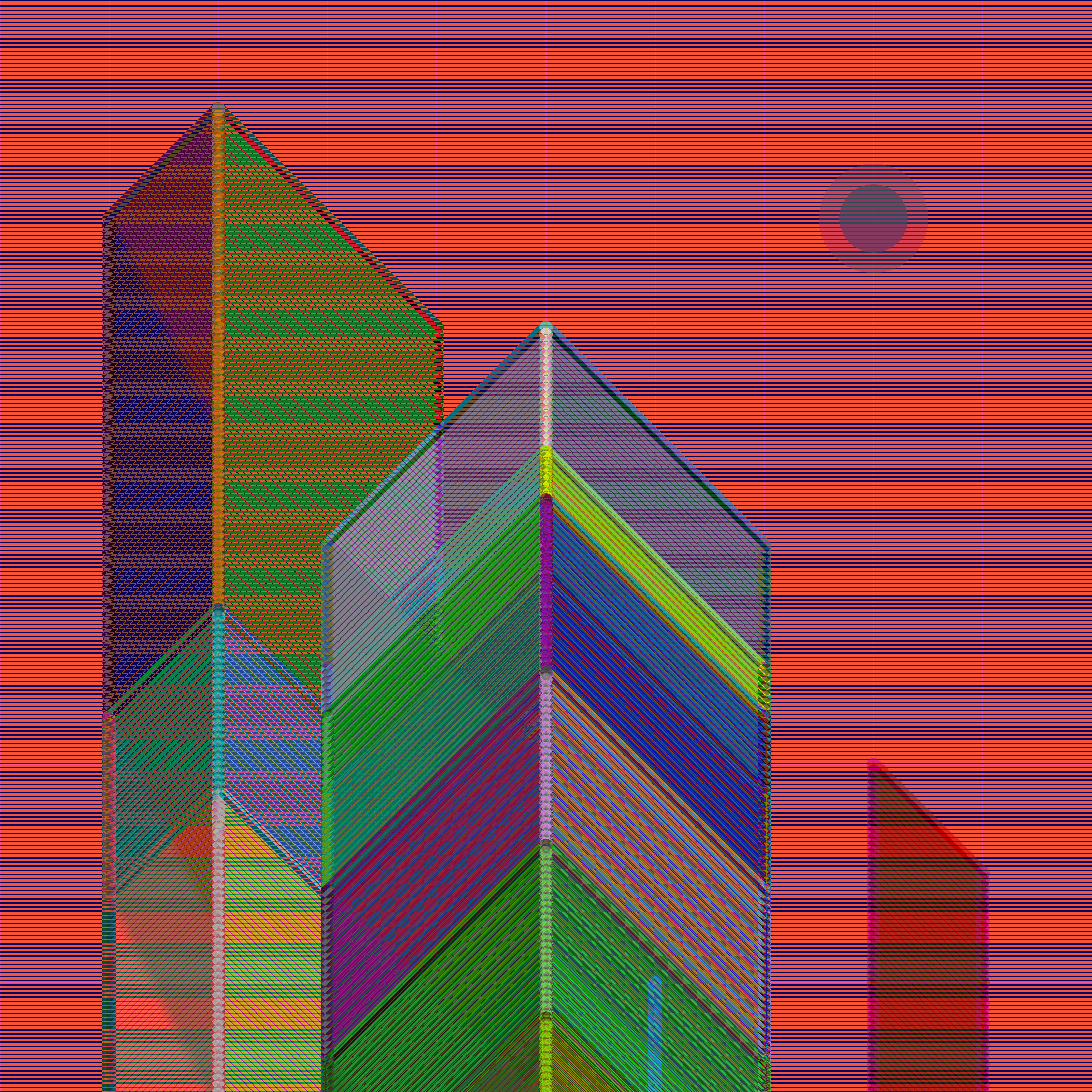 Retro Towers #4 static token preview