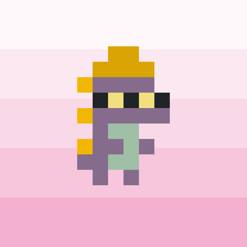 Coded Tiny Dinos #447 static token preview