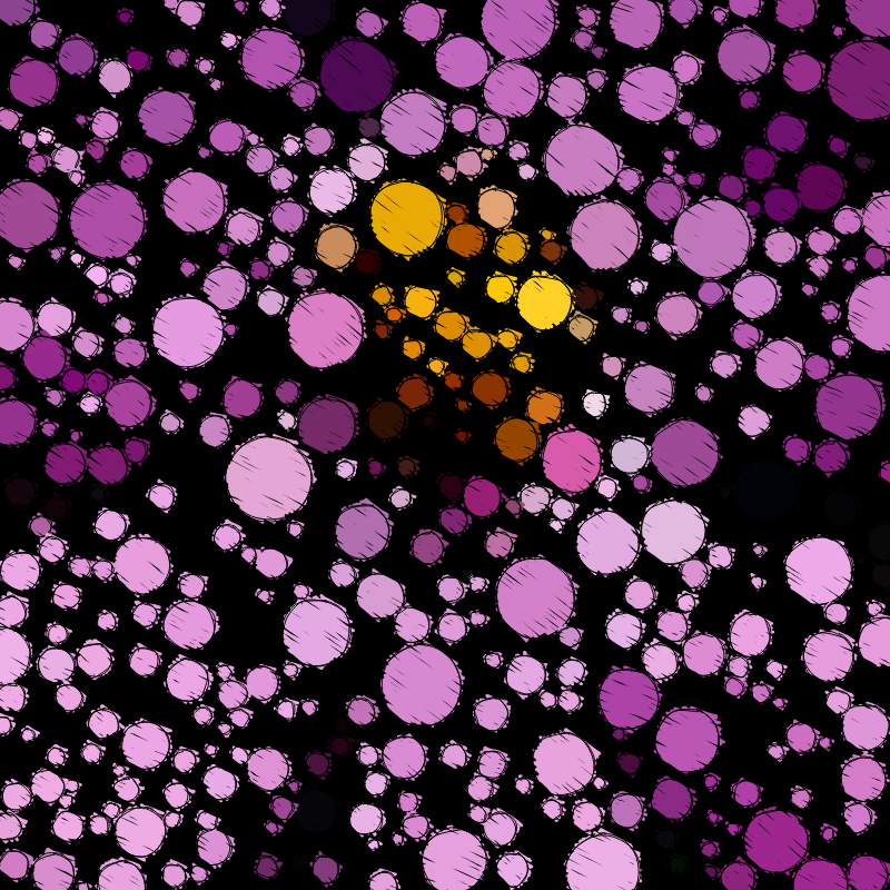 roughly packed flowers #4 static token preview