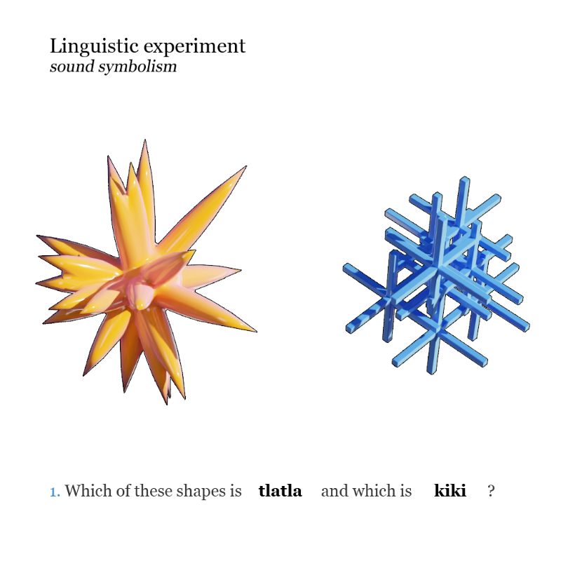 Linguistic Experiment #4 static token preview