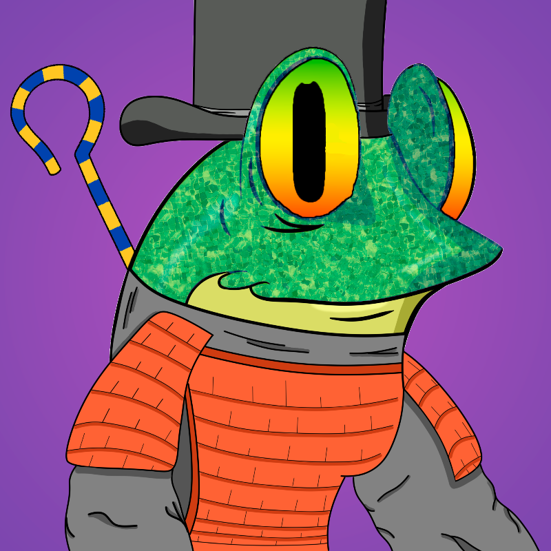 Annoying Frogs. Through the Time #14 static token preview