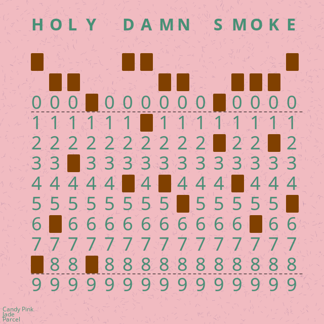 Punched Card Poetry #7 static token preview