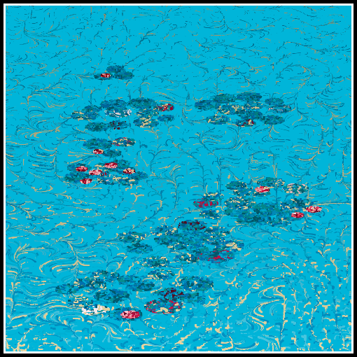 Polluted water lilies #62 static token preview