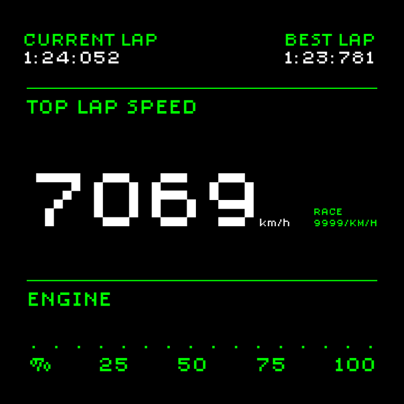 F-1RacingTez #434 static token preview