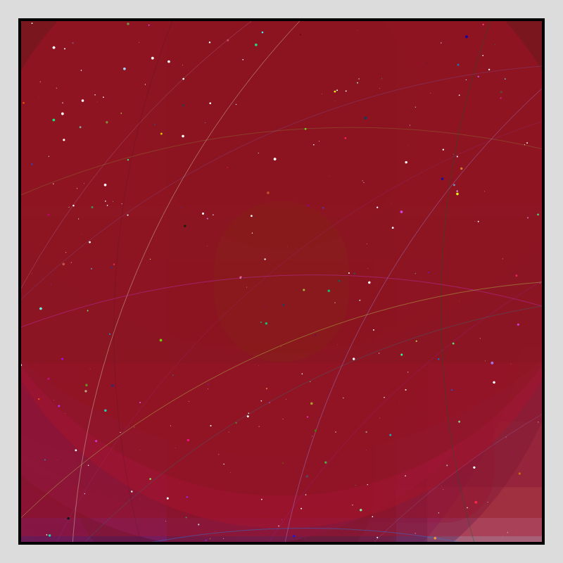 Color Field Starry B #18 static token preview
