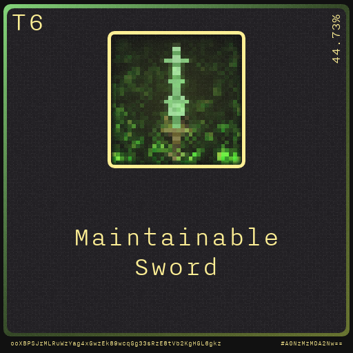Gear for your quests - Sword #6 static token preview