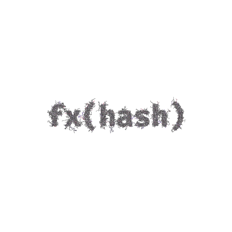 FXHASH Logo with Features #426 static token preview