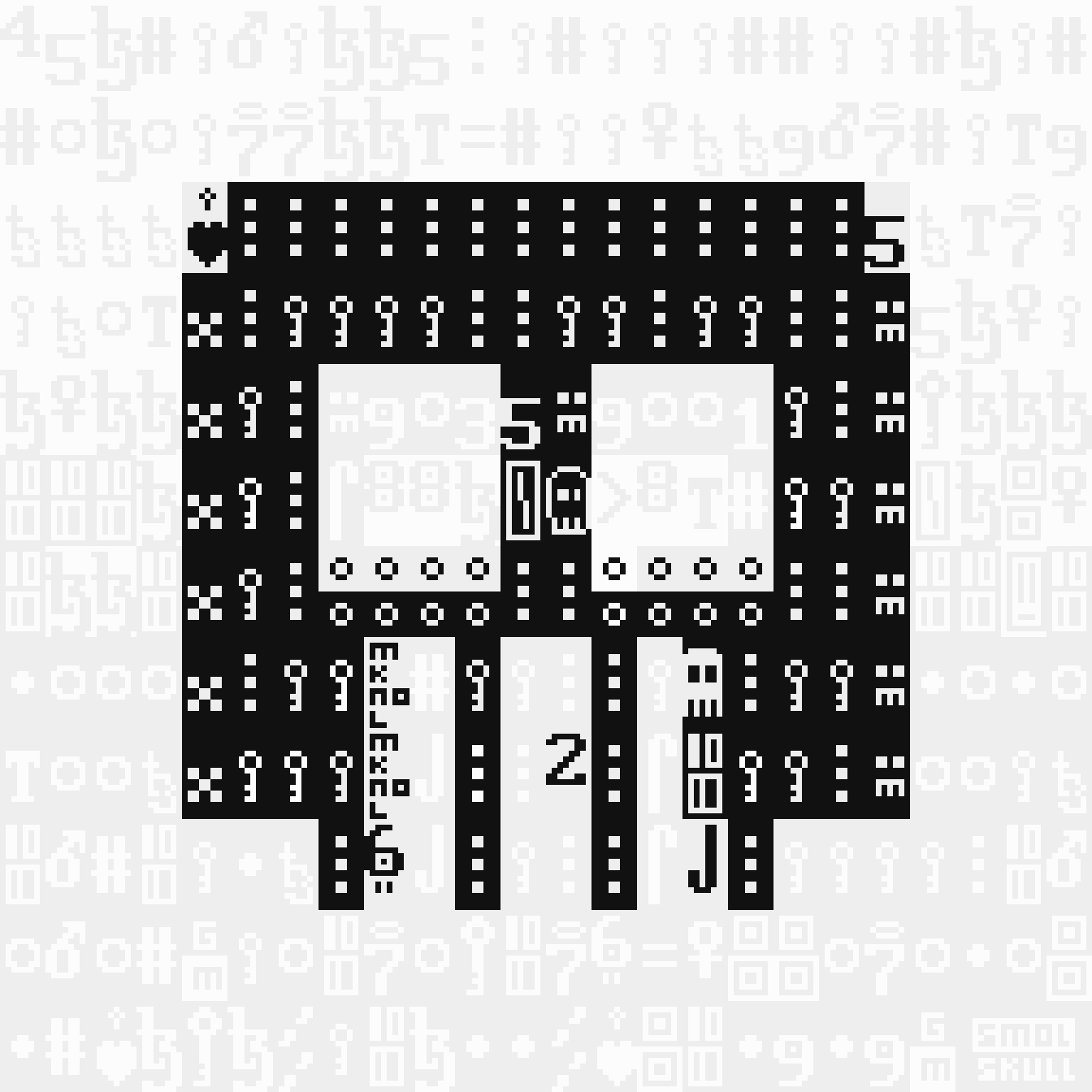 ASCII-SMOLSKULL #30 static token preview