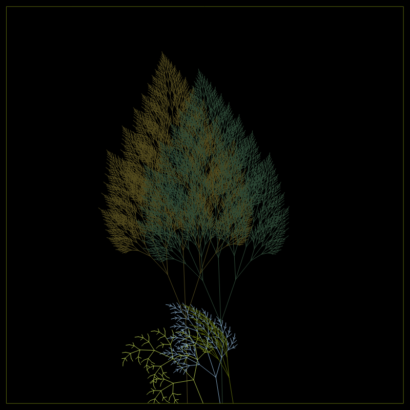 Fractal Forest #10 static token preview