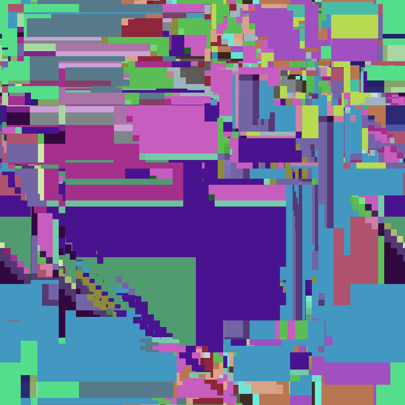 Cascade automata, pixel nature #24 static token preview