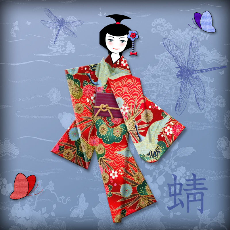 Origami Girls #9 static token preview