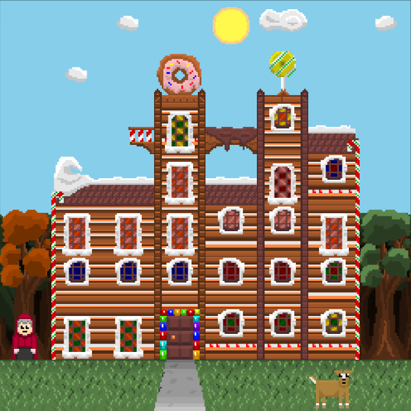 2D Mansion Candy House #30 static token preview
