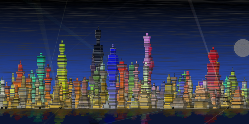 Fictional Cityscapes #77 static token preview