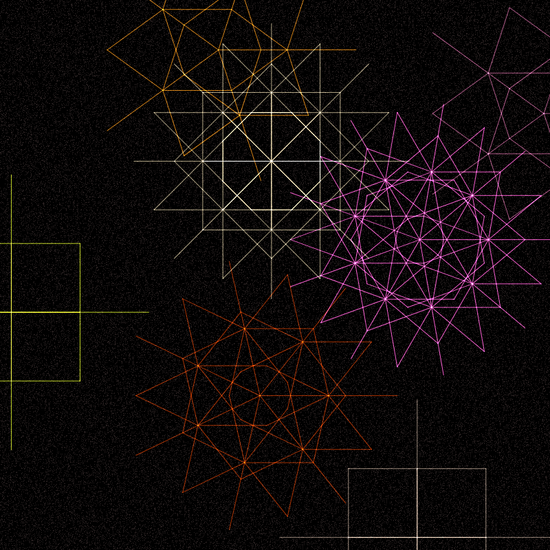 Flying Shapes static project preview