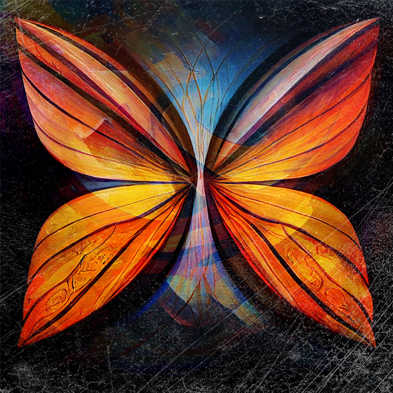 AI Butterfly #4 static token preview