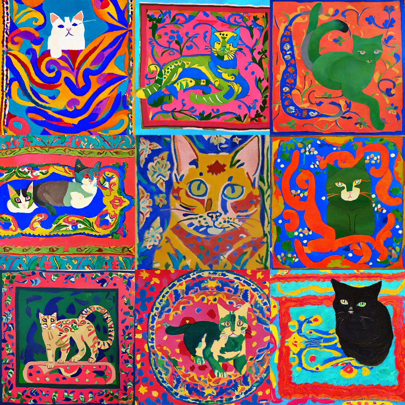 99 Patchworks of 9 Lives #20 static token preview