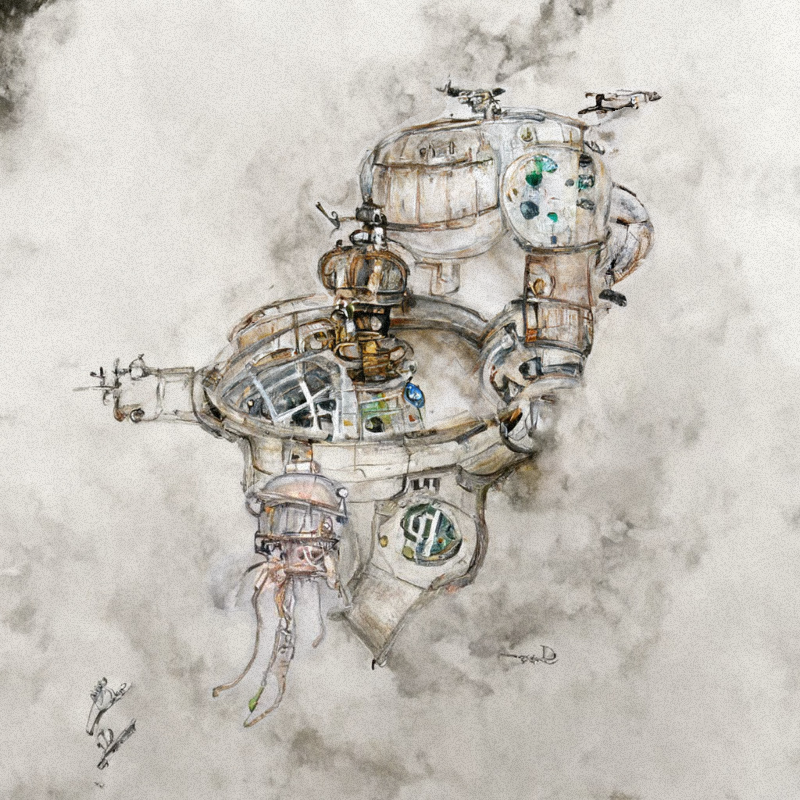 Utopian Space Castles #6 static token preview