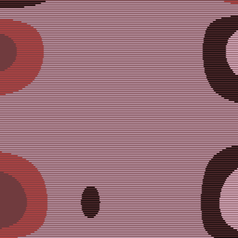 Bubbly 70's TV #8 static token preview