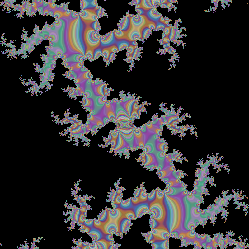 Rainbow Fractal #1 static token preview