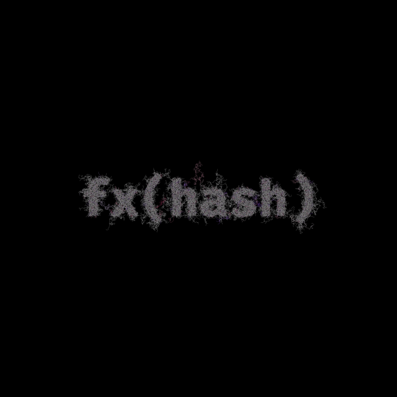FXHASH Generative Logo #335 static token preview