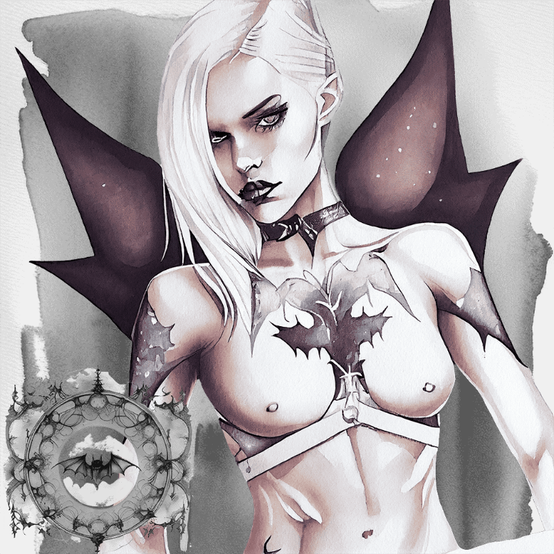 Bat Girl #3 static token preview