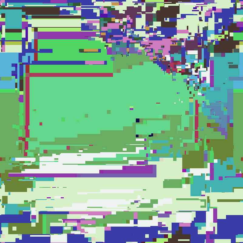 Cascade automata, pixel nature #22 static token preview