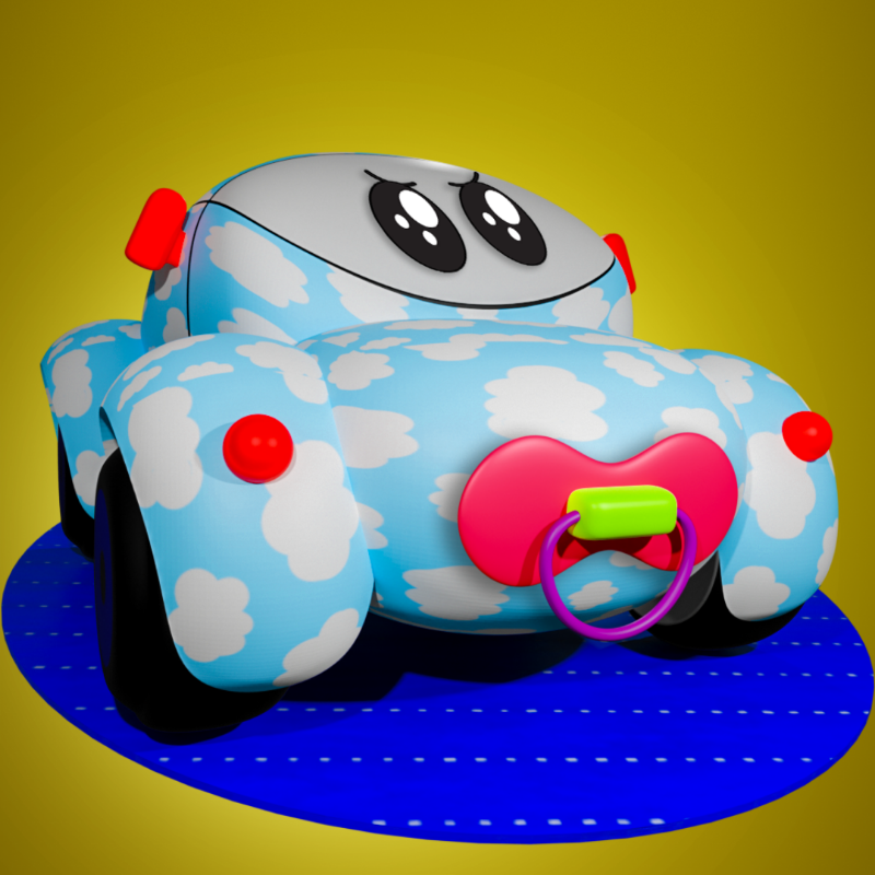 Morixels Colab #8 BabyCar #5 static token preview