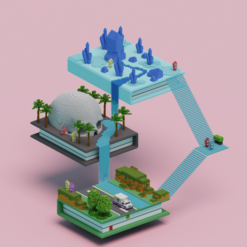 Books and islands #15 static token preview