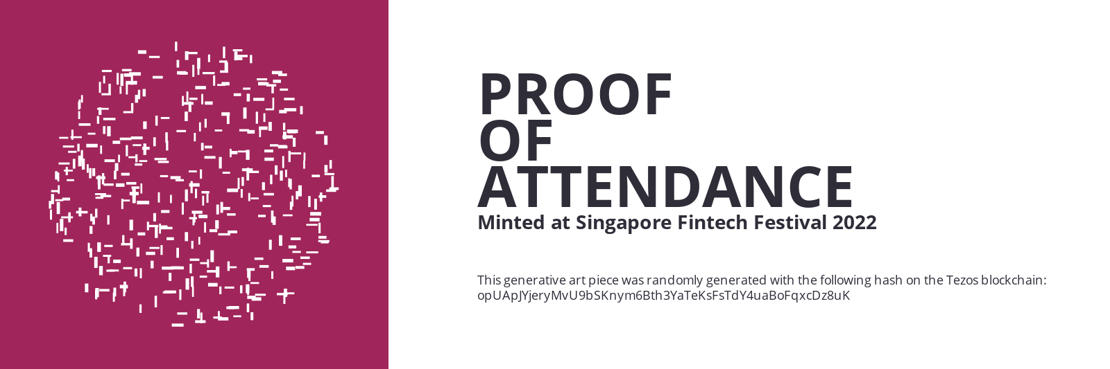 SFF2022 Proof of Attendance Token #1935 static token preview