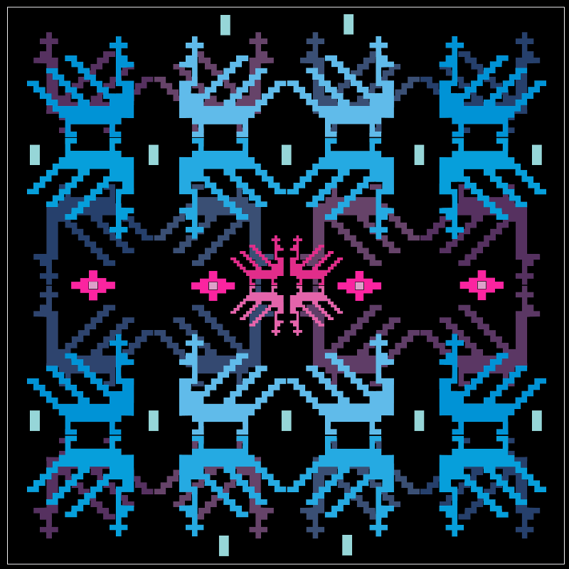 Pixel-Bird Motif #6 static token preview