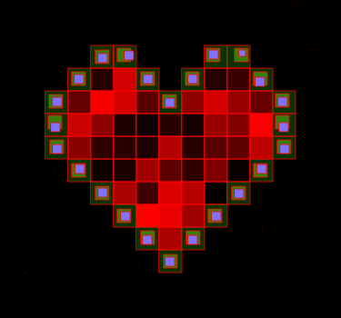 Valentine Hearts static project preview