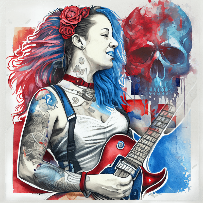 Hard Rock Girl 1 #2 static token preview