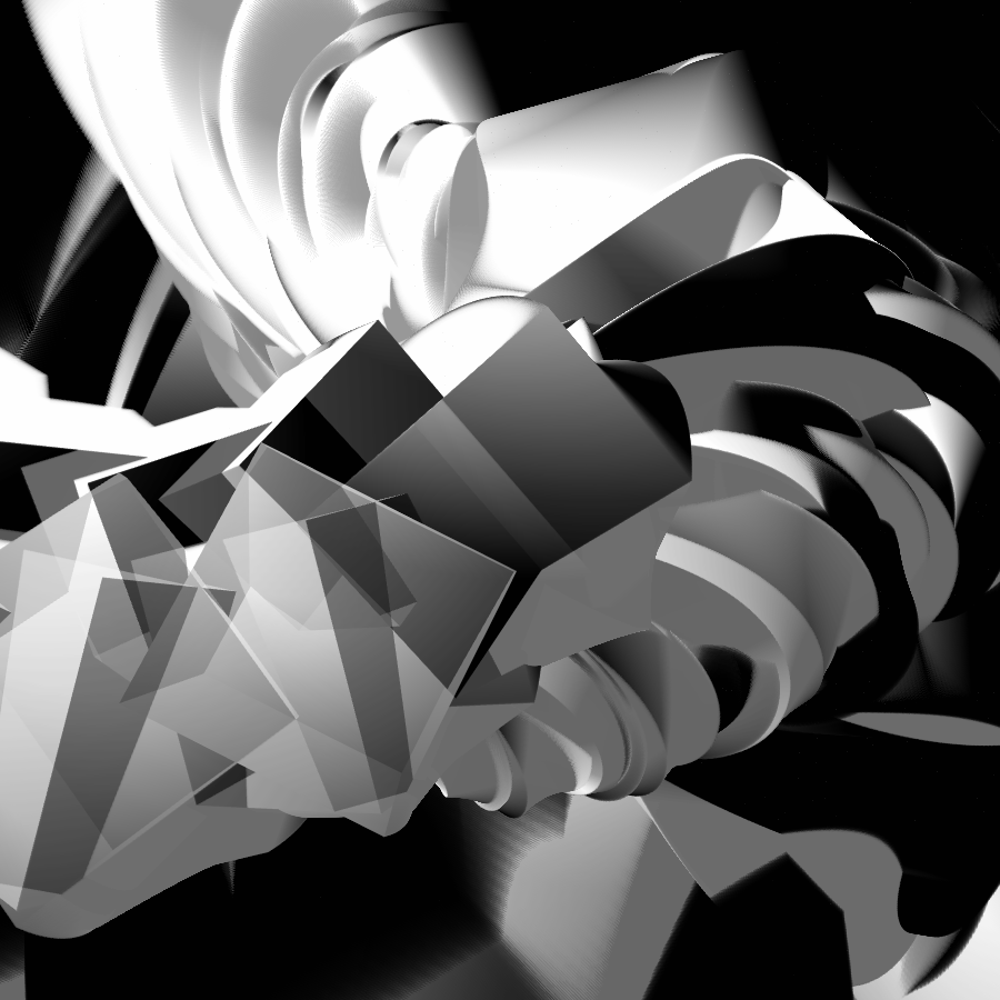Transparent Evolving Sculpture #20 static token preview
