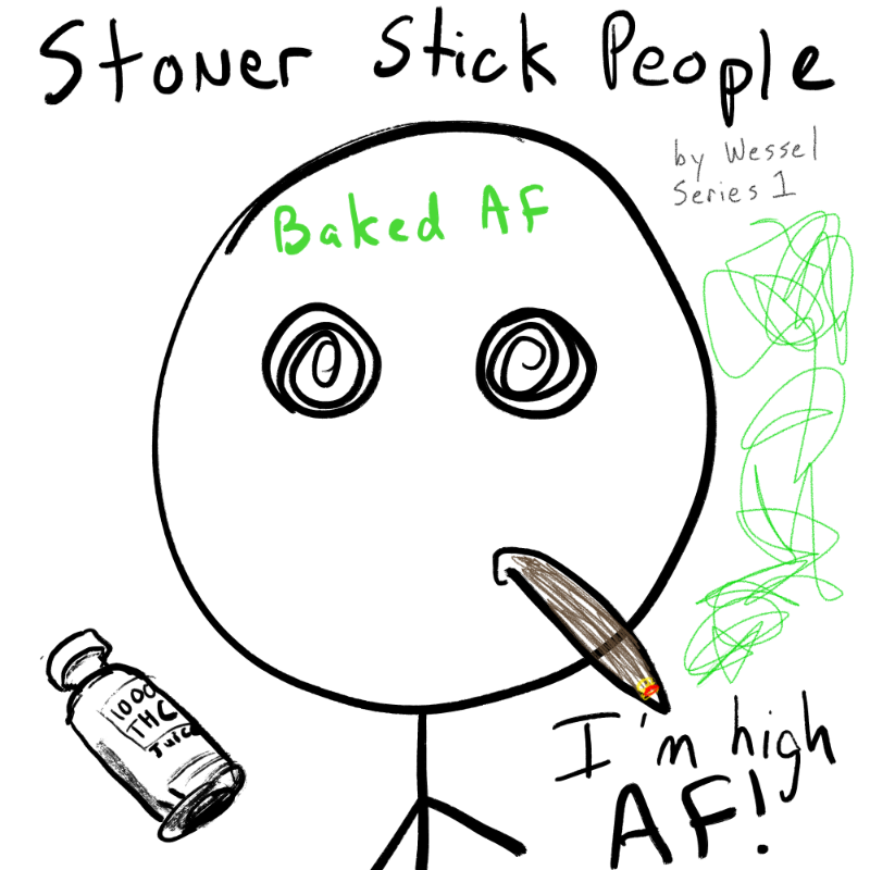 Stoner Stick People #24 static token preview