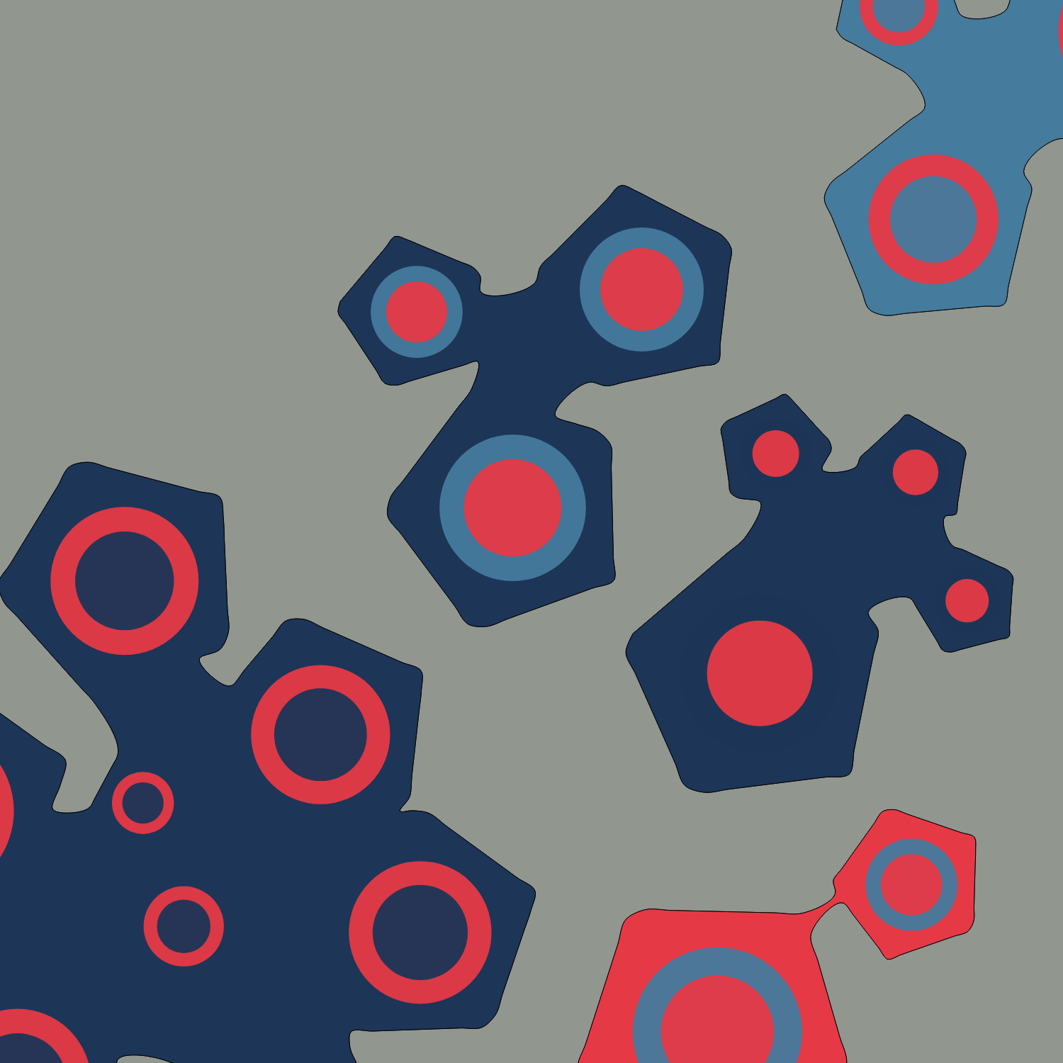 Geometric colorful shapes (Free edition) #26 static token preview