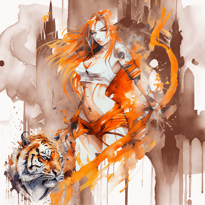Arce and Tiger #3 static token preview