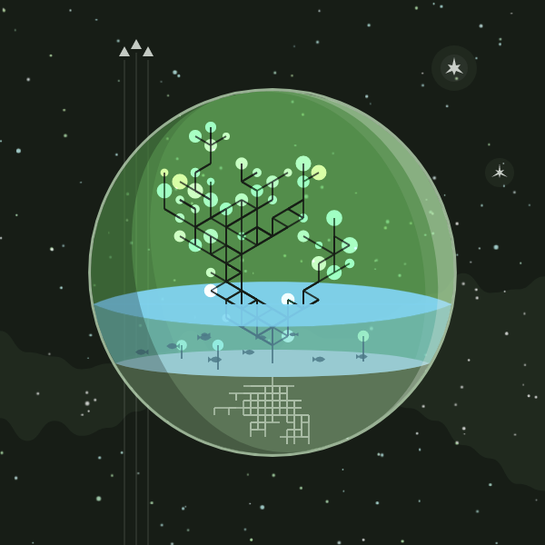 Orbital Terrarium #22 static token preview