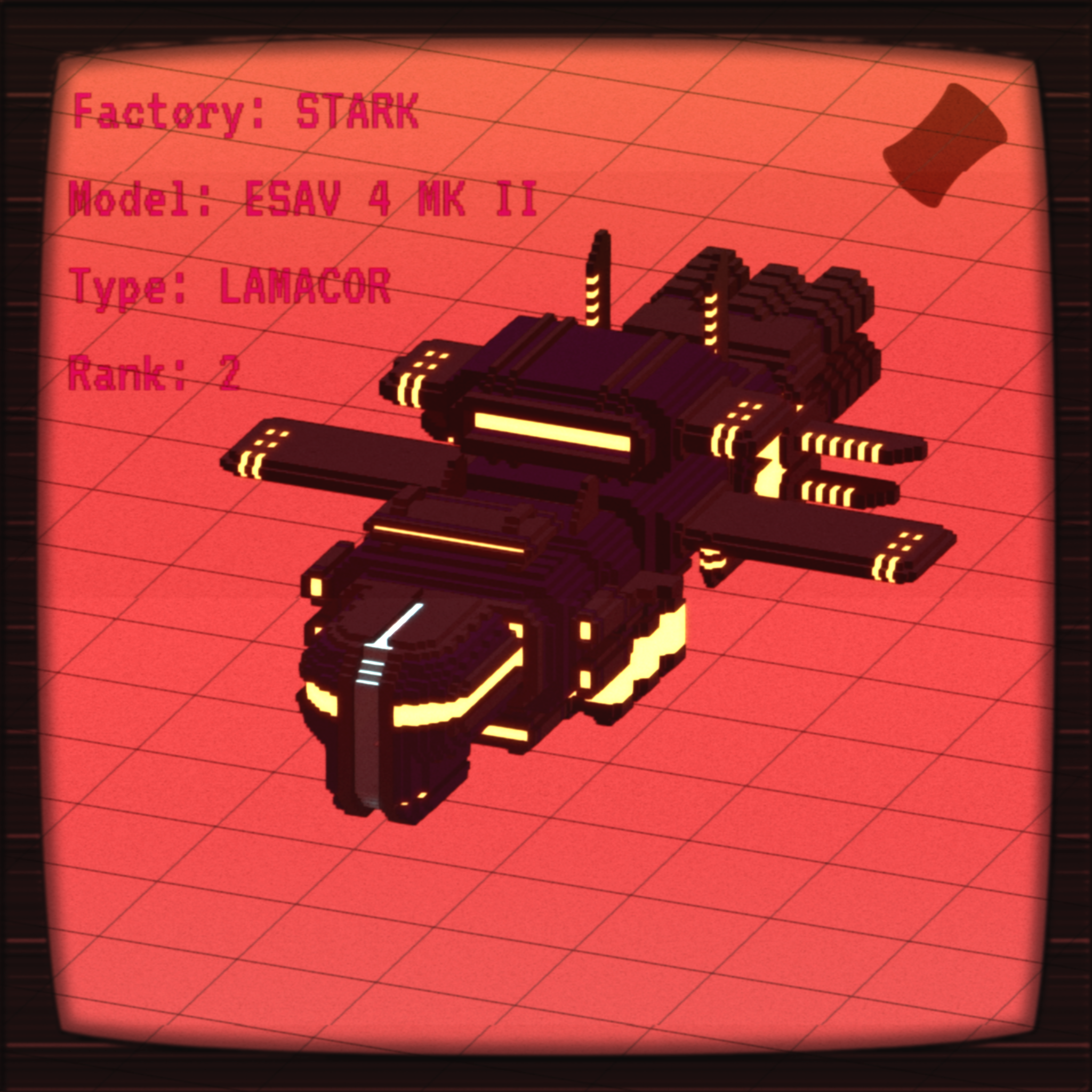 Spaceship Fair Rodeo #7 static token preview