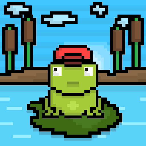 Pixel Frogs #17 static token preview
