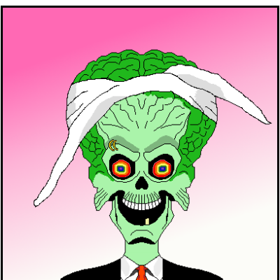 77 Weird Aliens #3 static token preview