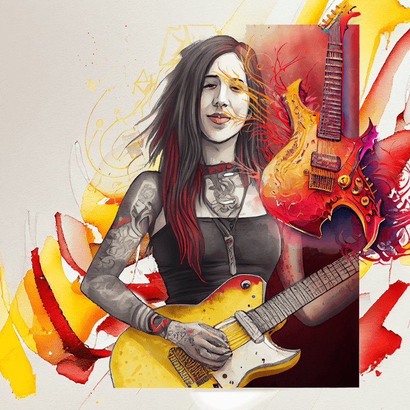 Hard Rock Girl 2 #8 static token preview