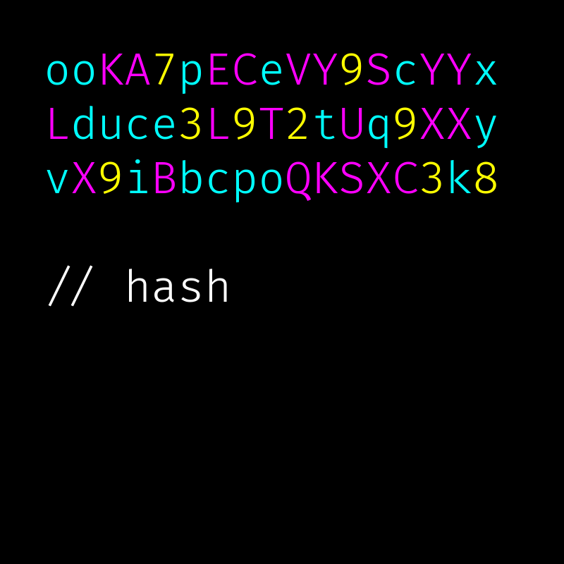 hash #14 static token preview