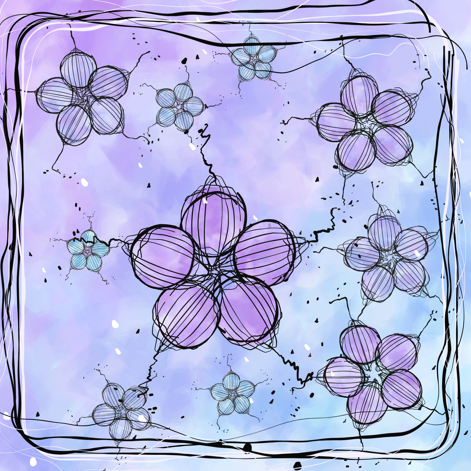 Five-Leaf-Flowers #14 static token preview
