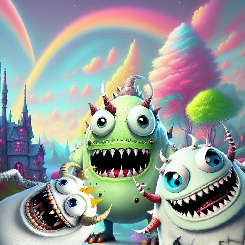 Candy Monsters #16 static token preview