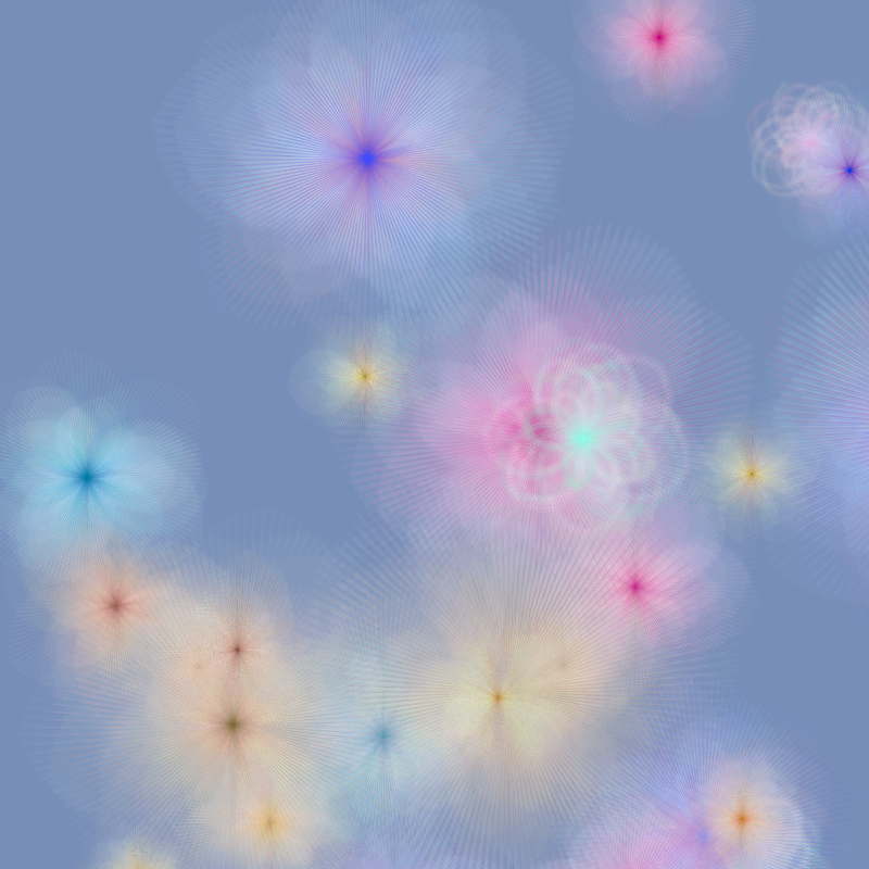 Fairy flower pattern #24 static token preview