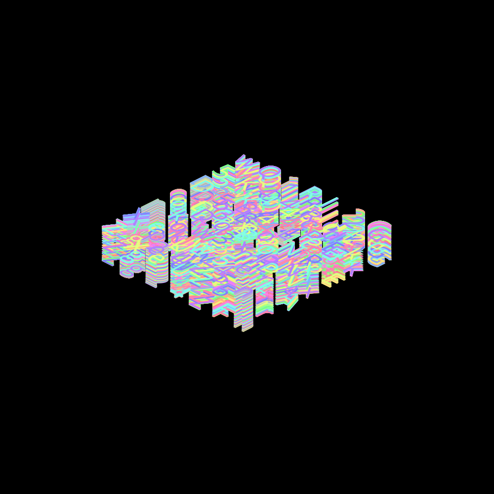 ISCII Rainbow Redux #15 static token preview