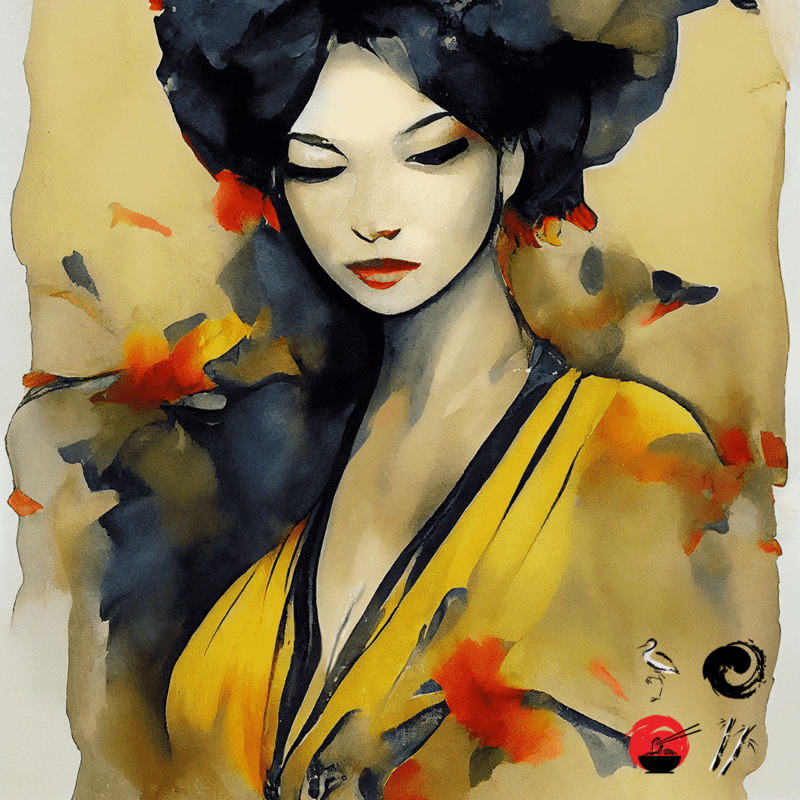 َAtumn Geisha #12 static token preview